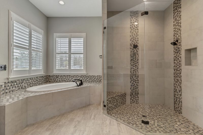 Tile Pattern Shower